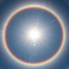 スピリチュアル！太陽と虹の輪が示す奇跡のサイン