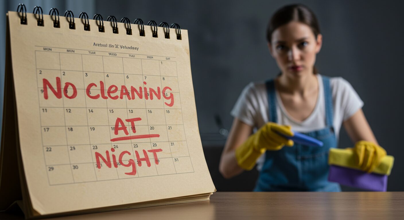 夜掃除はダメという迷信の真実